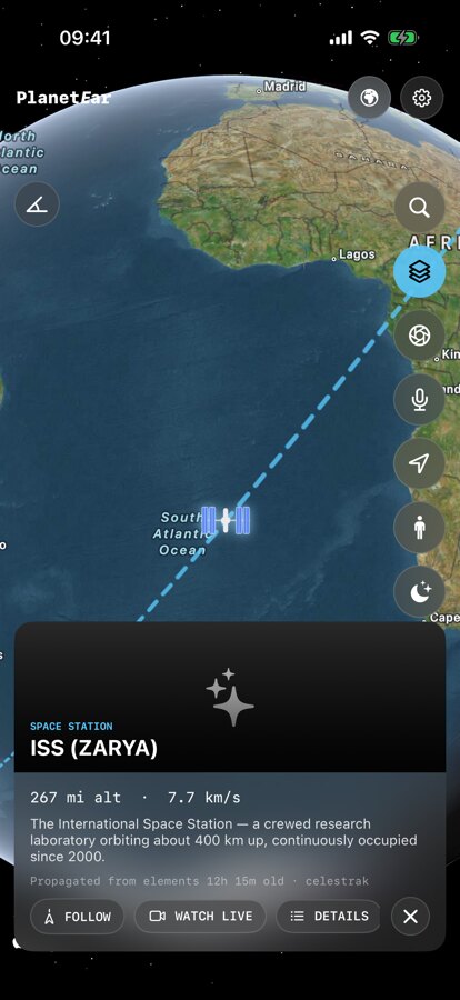 Find the ISS